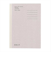 マークス(MARK'S) 手帳用紙を使ったノート A6 7mm横罫