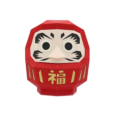 ボグクラフト（bog　craft）　カクカク（KAKUKAKU）　DARUMA　Sサイズ　達磨　赤