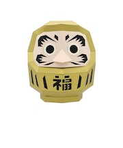 ボグクラフト（bog　craft）　カクカク（KAKUKAKU）　DARUMA　Sサイズ　達磨　金