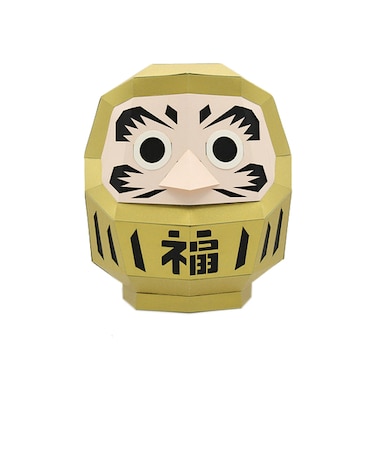 ボグクラフト（bog　craft）　カクカク（KAKUKAKU）　DARUMA　Sサイズ　達磨　金