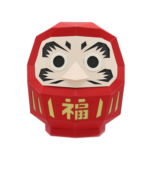 ボグクラフト（bog　craft）　カクカク（KAKUKAKU）　DARUMA　Mサイズ　達磨　赤