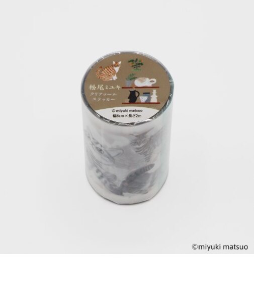 日本出版販売　クリアロールステッカー　IP906552　松尾ミユキ