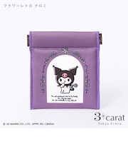 スリーカラット（3carat）　　キャンディポーチ　サンリオシリーズ　CANDY-SR006　フラワーレトロ　クロミ