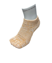 SUGATA　LABO　呼吸する和紙靴下　シークレット5本指　ショート丈　ミックスイエロー　Sサイズ