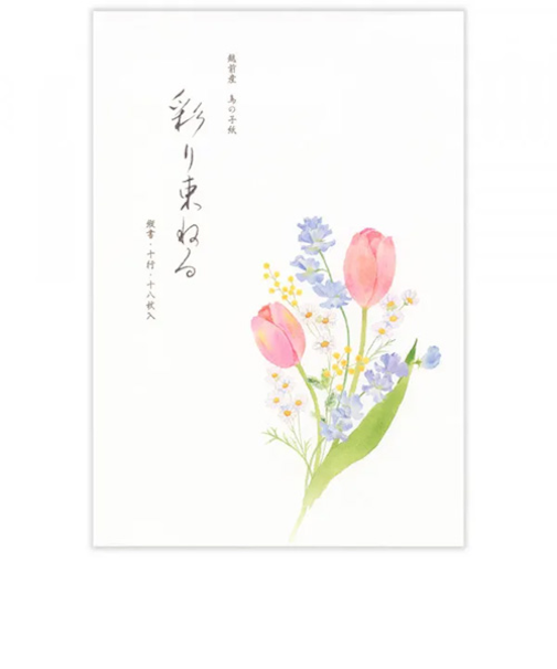 エヌビー社　便箋　春五集　彩り束ねる　5810272