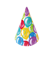 三角帽　バルーンバースデー　8個入　U42217