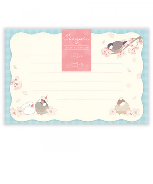 エヌビー社　ミニレター　さえずり　春の訪れと文鳥　1682343