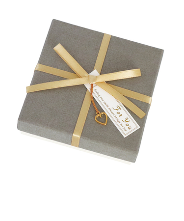 【バレンタイン】　包む　生チョコBOX　ギフトボックス　グレージュハート　VB003