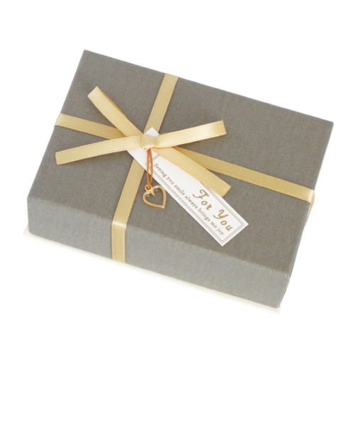 【バレンタイン】　包む　トリュフBOX6個用　ギフトボックス　グレージュハート　VB006