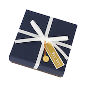 【バレンタイン】　包む　生チョコBOX　ギフトボックス　ネイビーコイン　VB002