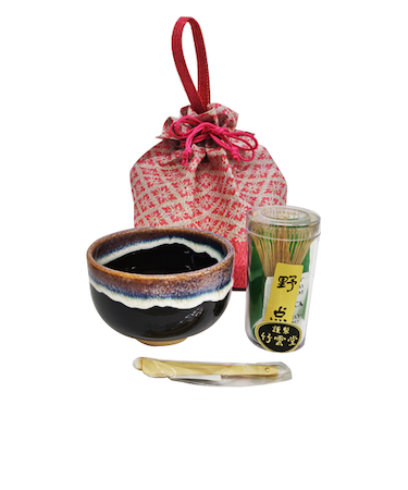 美濃焼　抹茶日和　御影　巾着入