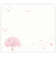 ホールマーク（Hallmark）　桜柄レターパッド用封筒　サクラミュージック　1柄4枚