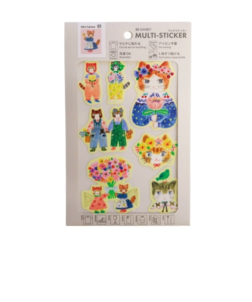 サンビー（SANBY）　マルチステッカー　布川愛子　MLS-AF01　CATLOVER