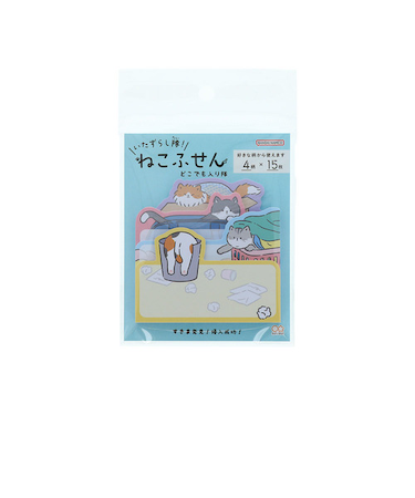 サンスター文具　いたずらし隊！ねこふせん　どこでも入り隊