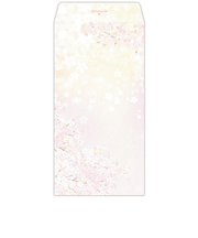 ホールマーク（Hallmark）　桜柄レターパッド用封筒　おぼろ桜　1柄4枚