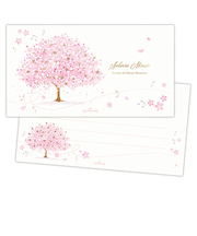 ホールマーク（Hallmark）　桜柄一筆箋　サクラミュージック　ヨコ罫　1柄14枚