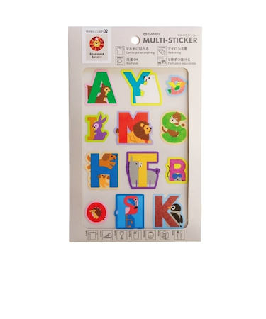 サンビー（SANBY）　マルチステッカー　サタケシュンスケ　MLS-SS02　AlphabetandAnimals