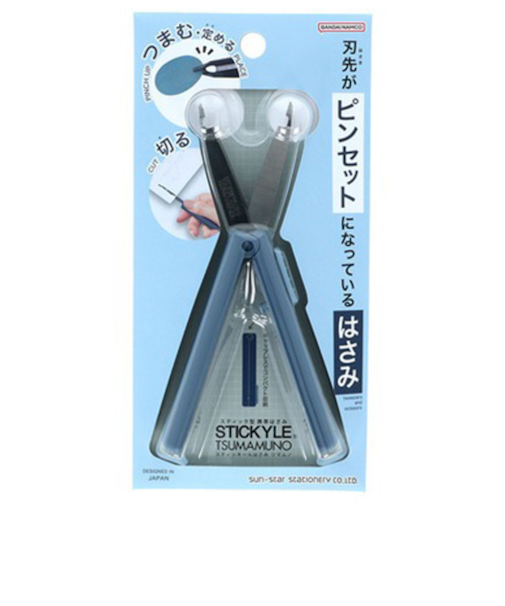 サンスター文具　スティッキールはさみ　ツマムノ（TSUMAMUNO）　S3722074　ブルー