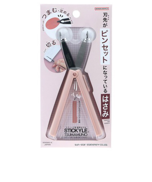 サンスター文具　スティッキールはさみ　ツマムノ（TSUMAMUNO）　S3722082　ピンク