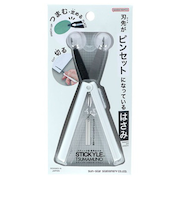 サンスター文具 スティッキールはさみ ツマムノ(TSUMAMUNO) S3722090 ホワイト