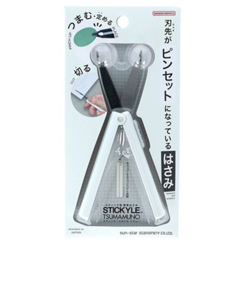 サンスター文具　スティッキールはさみ　ツマムノ（TSUMAMUNO）　S3722090　ホワイト
