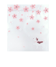 インディゴ　PP514　小物袋　S　いぬと桜　5枚入