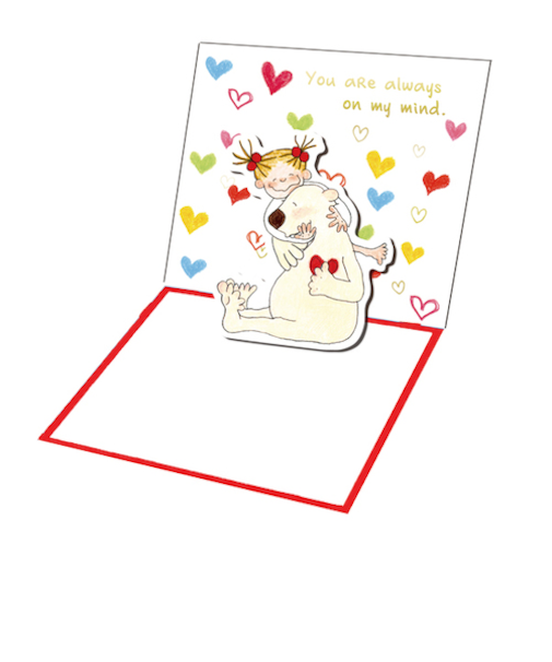 【バレンタイン】　グリーティングライフ　ココ　バレンタイン　ポップアップミニカード　RY－788