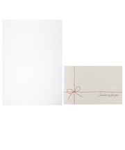 【バレンタイン】　インディゴ　VP990　クリアバッグ　S　リボン　ホワイト／ヘッダー付　10枚入