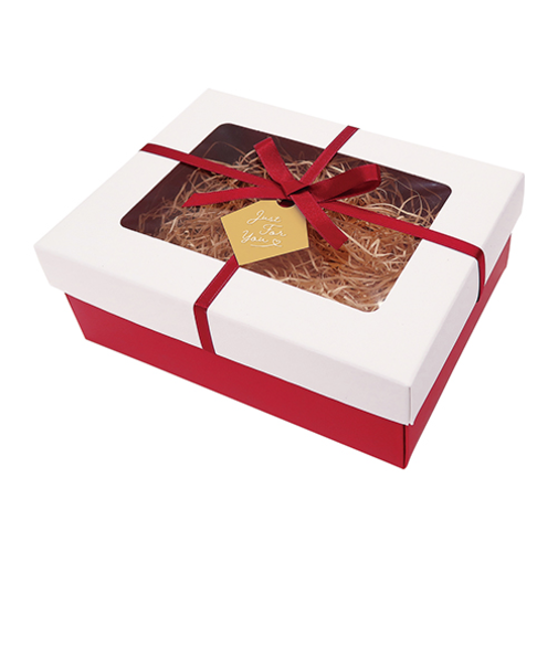 【バレンタイン】　インディゴ　VB110　スウィーツボックス　レッド／アイボリー