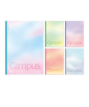 コクヨ（KOKUYO）　限定キャンパス　ポジティブ＆リラックス　A罫　5冊パック　ノ-3CATN-L41X5