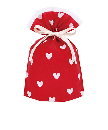 【バレンタイン】　インディゴ　VG078　ギフトバッグ　ハート　レッド
