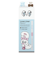 ラブ・ライナー（LoveLiner）　クリームフィットペンシル　R　極細楕円芯　アイライナー　エスターバニー　ミディアムブラウン　0.05g
