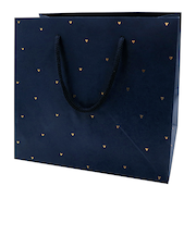 【バレンタイン】 インディゴ VC798 キャリーバッグ M プチハート ネイビーブルー