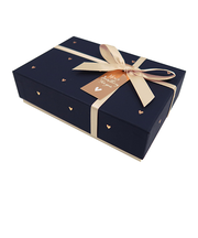 【バレンタイン】　インディゴ　VB108　トリュフボックス　プチハート　ネイビーブルー