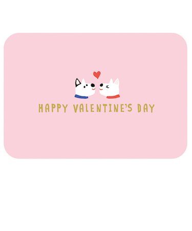 【バレンタイン】　グリーティングライフ　バレンタインチューカード　KE－15