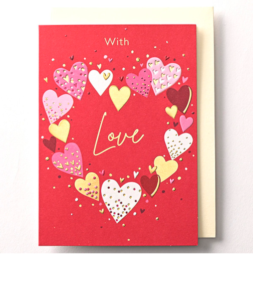 【バレンタイン】　EASE（イーズ）　バレンタインカード　GV-4501