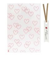 【バレンタイン】 インディゴ VP167 シースルーバッグ S ドットハート レッド 10枚入