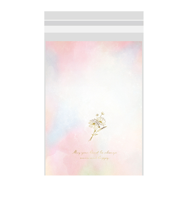 【バレンタイン】　包む　ノリ付クリアBAG　ブーケ100　VV008　10枚入