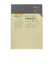 日本能率協会　NOLTYノート　クリーム用紙横罫　192ページ　A5　NCL01　グレー