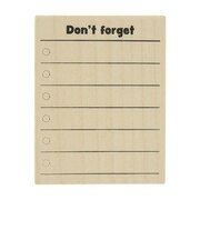 こどものかお　N＃手帳はんこ部　0414－007　Don’t　forget