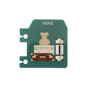 デルフォニックス（DELFONICS）　ロルバーンブックマーク　ペリープル　501346　970　A（くま単体）　【数量限定】