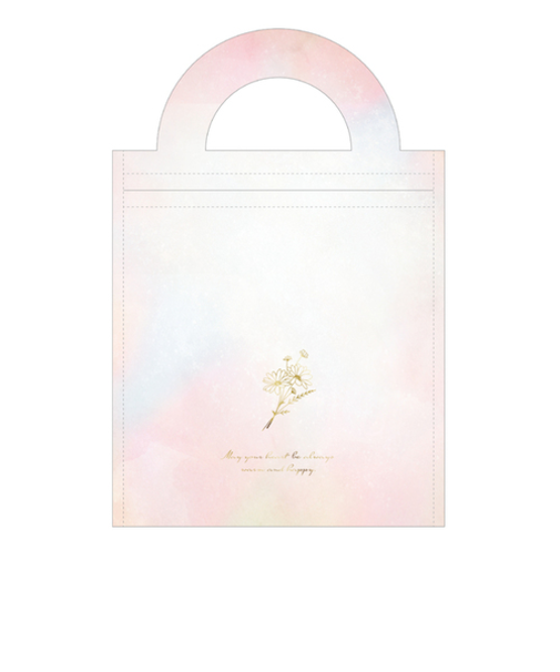 【バレンタイン】　包む　ハンディージップバッグ　ブーケ150　VV012　5枚入