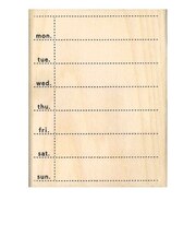 こどものかお　N＃手帳はんこ部　0414－001　ウィークリー