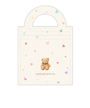 【バレンタイン】　包む　ハンディージップバッグ　テディベア110　VV013　5枚入