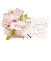 グリーティングライフ　フラワーポップアップカード　八重桜　LY－30