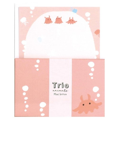 ラボクリップ（LABCLIP）　トリオ水族館　ミニレター　メンダコ