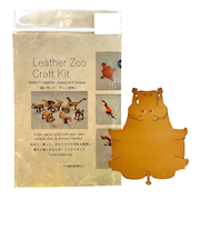 LEATHER　ZOO　クラフトキット　カバ