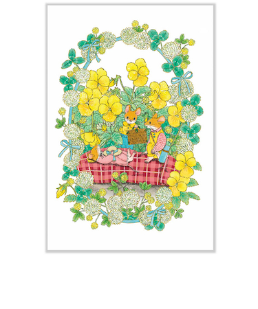 アクティブコーポレーション　春・茜ことこポストカード　PPA－269h　ネズミのピクニック