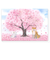 アクティブコーポレーション　春・しばいぬと春グリーティングカード　GJ－275h　桜