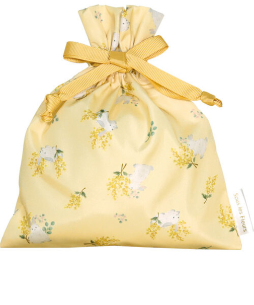 ラボクリップ（LABCLIP）　スーレフルール　巾着　イエロー